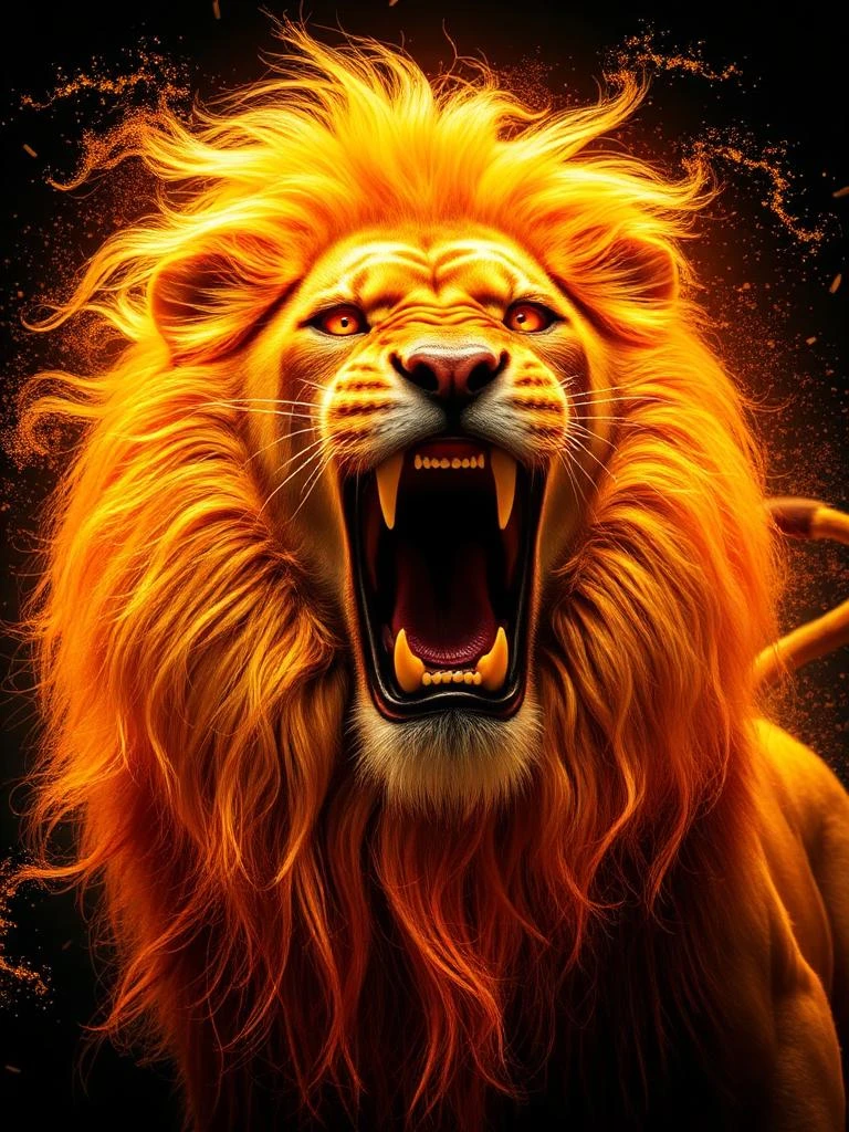 Tatto Lion Ausmalbilder | Faszinierende Löwen-Motive